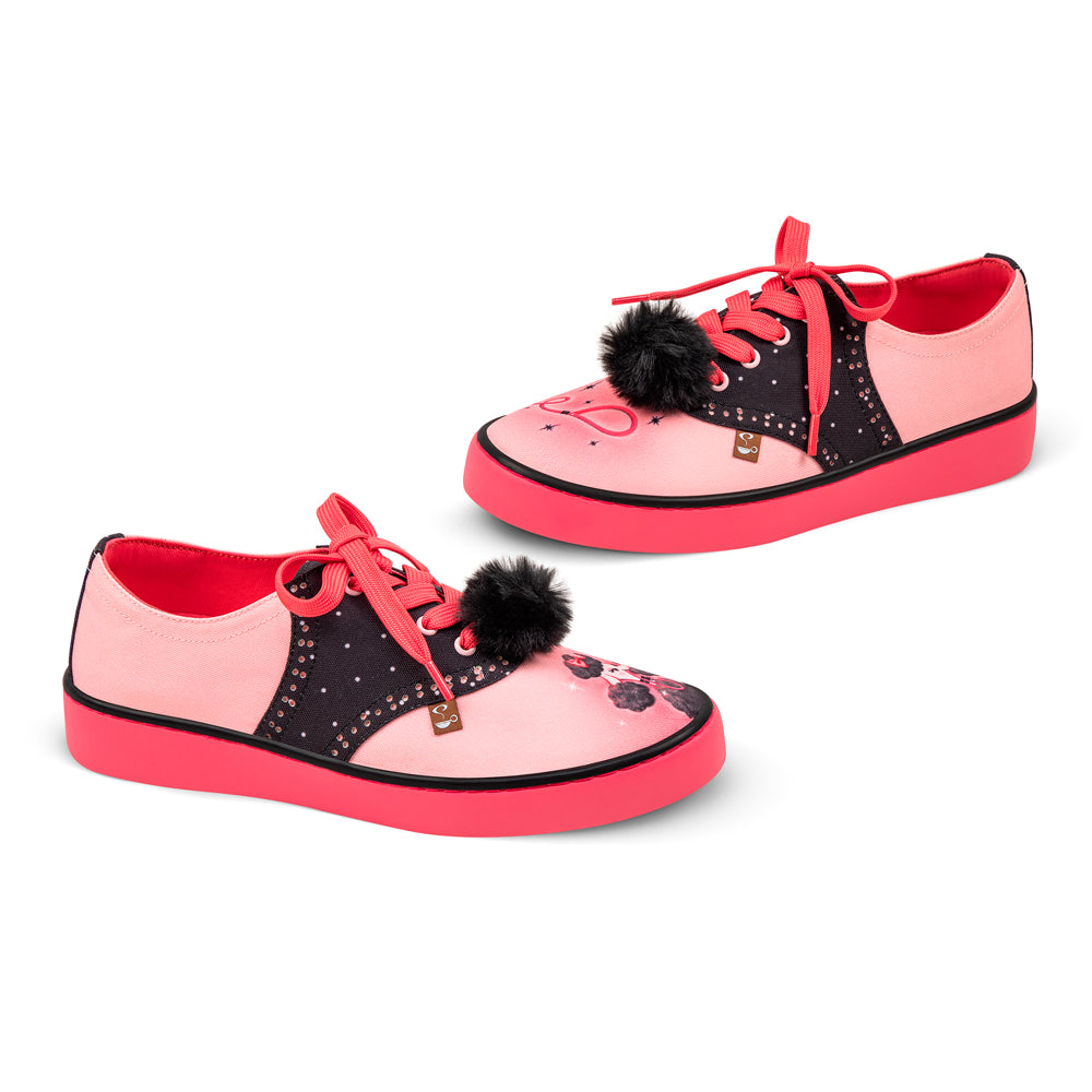 Poodle Perfect Women's Casual Sneakers - Glamourous Grace