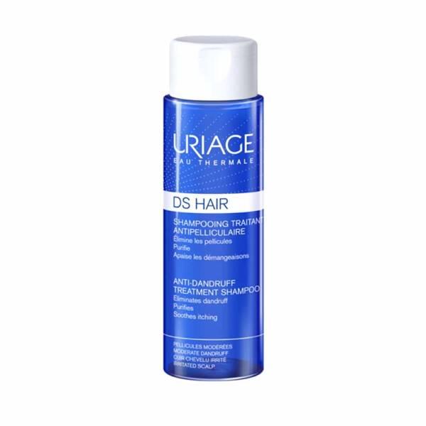 Uriage DS Hair Anti-Dandruff Treatment Shampoo - Gentle Zinc Formula for Dry, Oily, Sensitive Scalp - Soothes Itching, Removes Flakes, 6.76 fl oz - Glamourous Grace