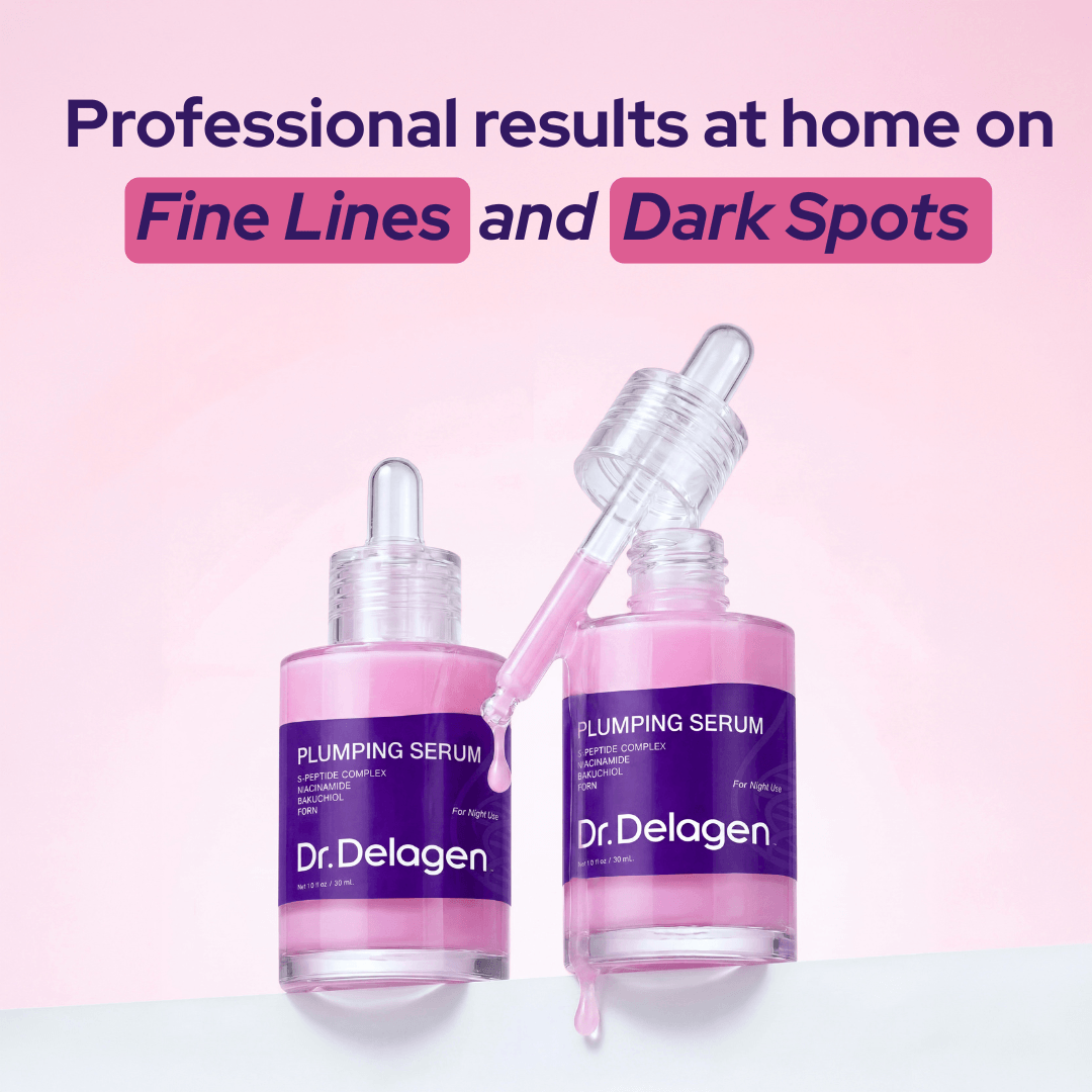 Plumping Serum - Peptides PDRN Niacinamide Bakuchiol - Glamourous Grace