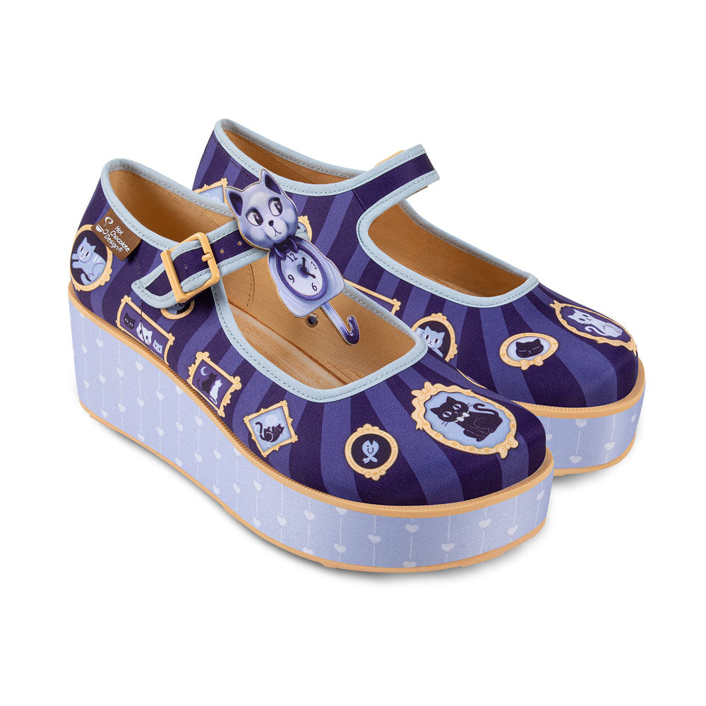 Purrfect Time Women's Mary Jane Platforms - Glamourous Grace