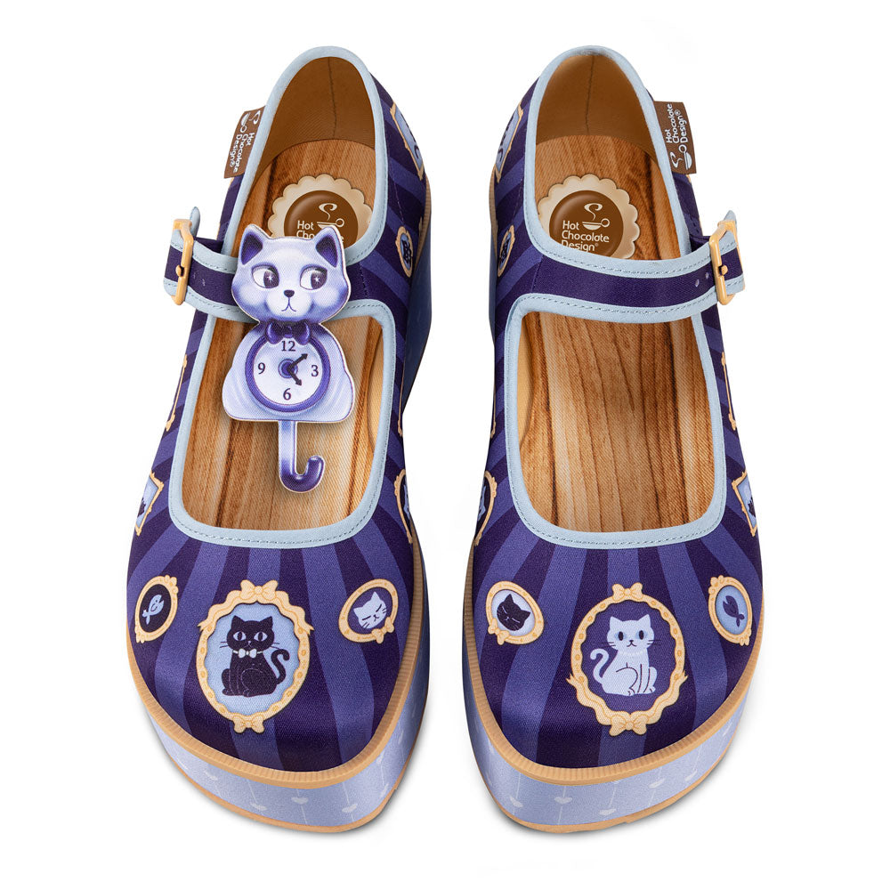 Purrfect Time Women's Mary Jane Platforms - Glamourous Grace