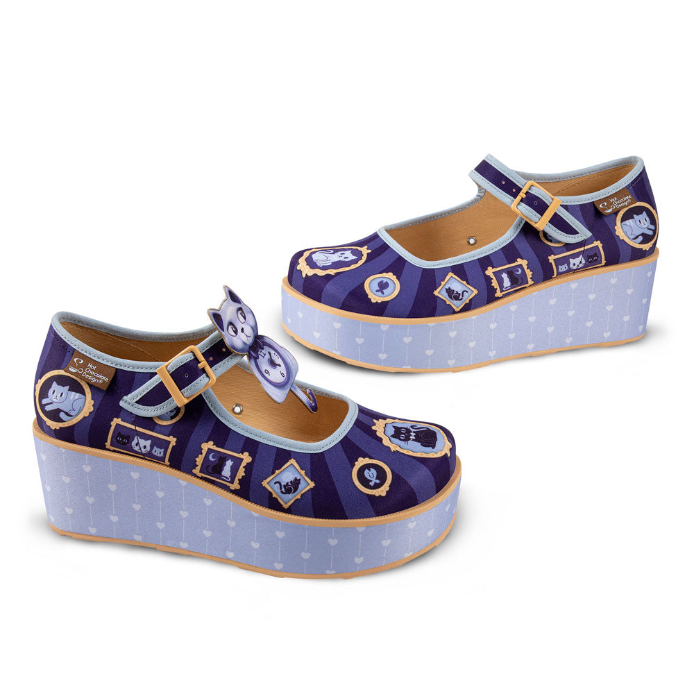 Purrfect Time Women's Mary Jane Platforms - Glamourous Grace