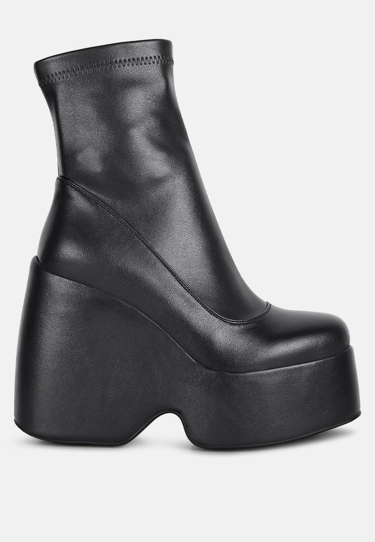 Purnell High Platform Ankle Boots - Glamourous Grace