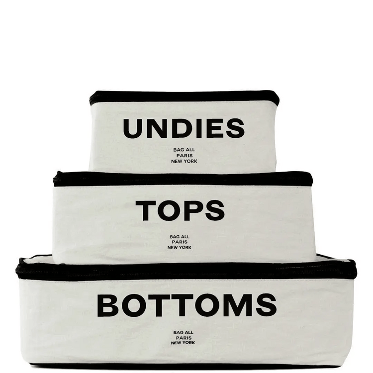 Best Packing Cubes, 3-pack – Cream - Glamourous Grace