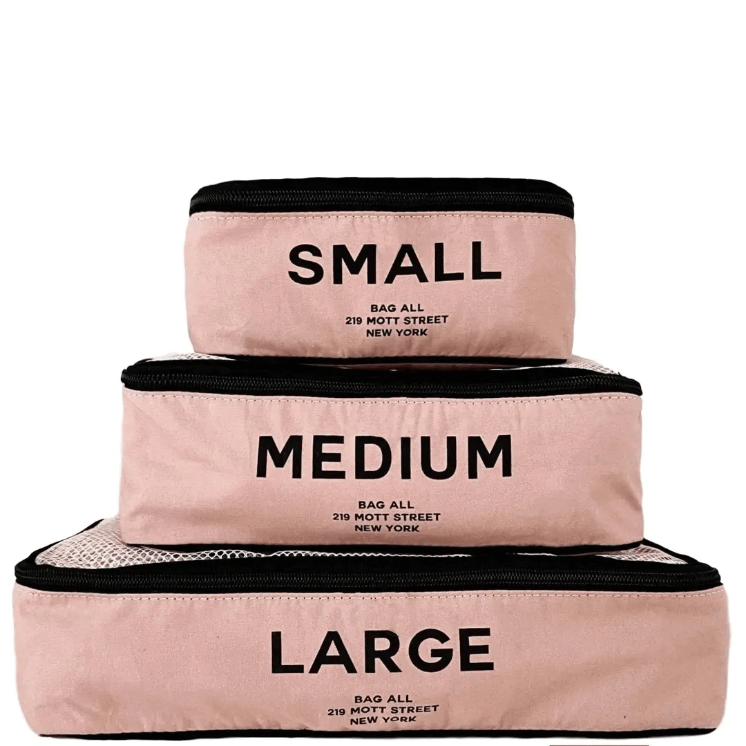 Best Packing Cubes, 3-pack – Pink/Blush - Glamourous Grace