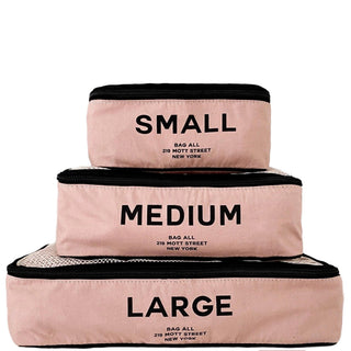 Best Packing Cubes, 3-pack – Pink/Blush - Glamourous Grace