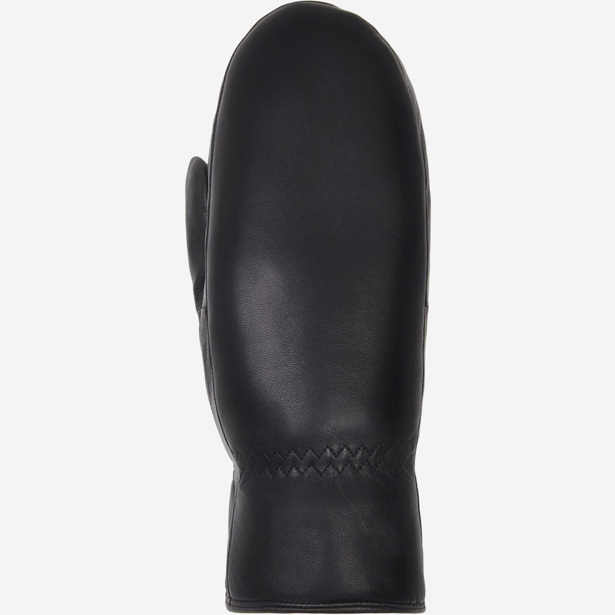 Paris (black) – Sheepskin leather mittens with lambswool lining and touchscreen feature - Glamourous Grace