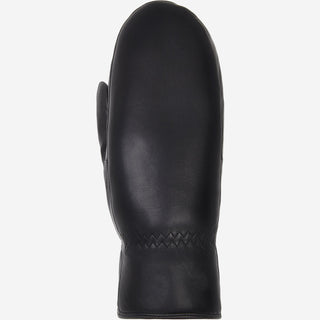 Paris (black) – Sheepskin leather mittens with lambswool lining and touchscreen feature - Glamourous Grace