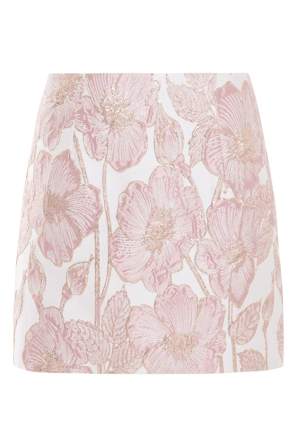 Petal Jacquard Skirt – Pink (Final Sale) - Glamourous Grace