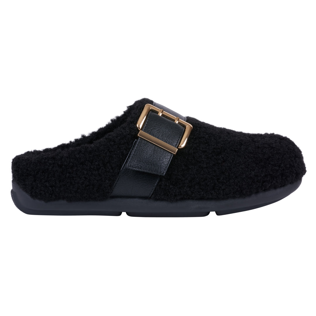 Women's Patsy Black Flat - Glamourous Grace