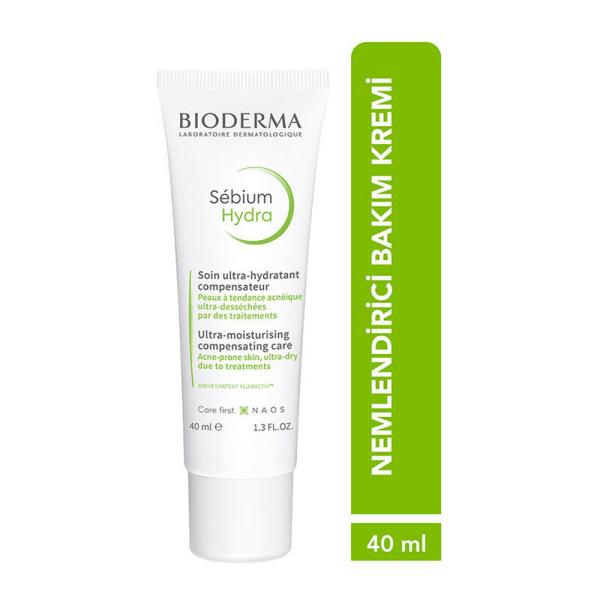 Bioderma Sebium Hydra: Intense Hydration Facial Moisturizer for Oily, Acne-Prone & Irritated Skin | Non-Comedogenic, Skin Barrier Repair - Glamourous Grace