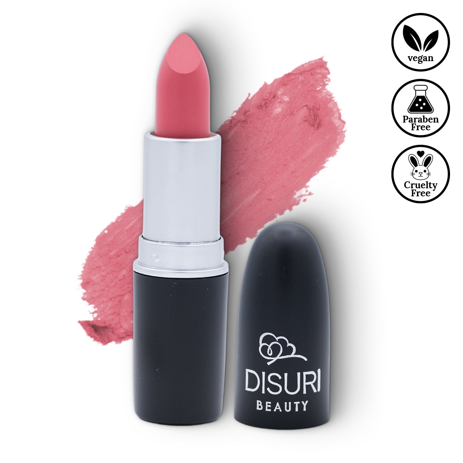 DISURI Beauty Matte Bullet Lipstick - Petal Kiss (#20)