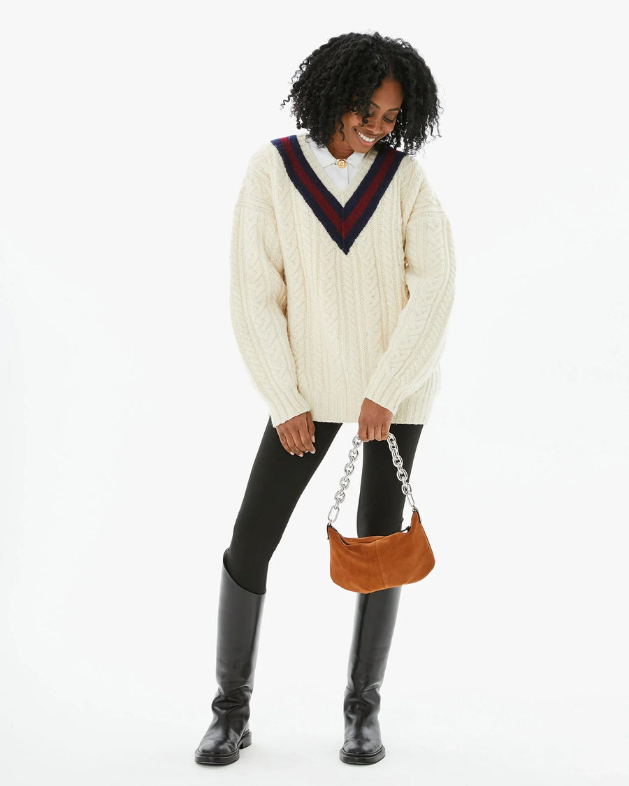 Clare V shortie strap, oversize metal - Glamourous Grace