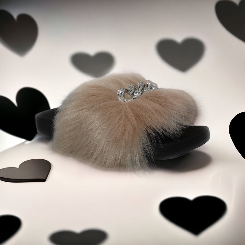 Michaela V Pupa Slippers — Tan - Glamourous Grace