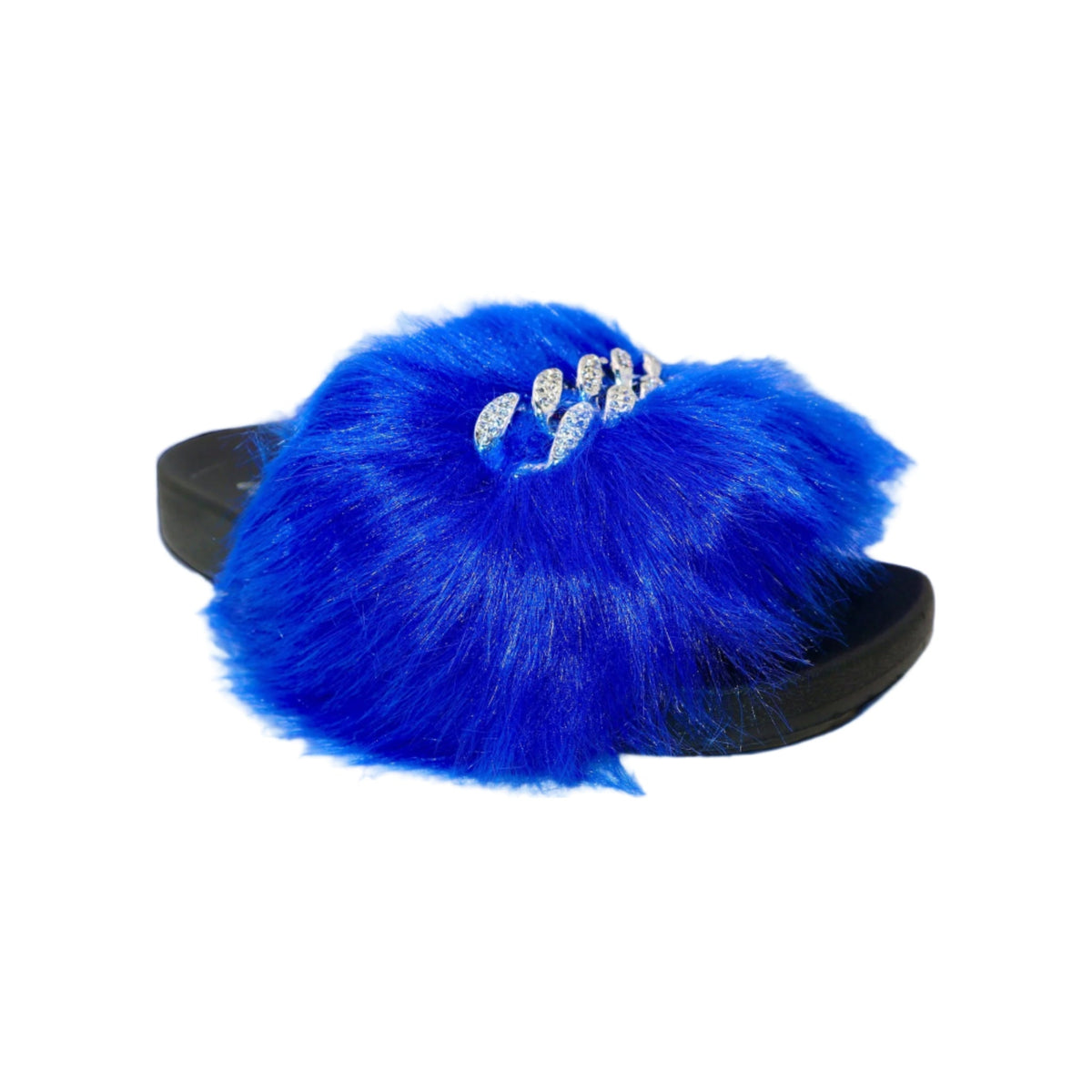 Michaela V Pupa Slippers — Blue - Glamourous Grace