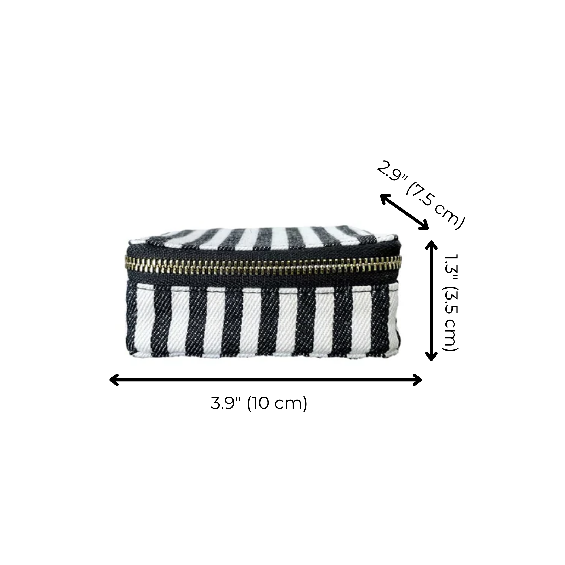 Weekly Pill Organizer Case – Small – Striped - Glamourous Grace
