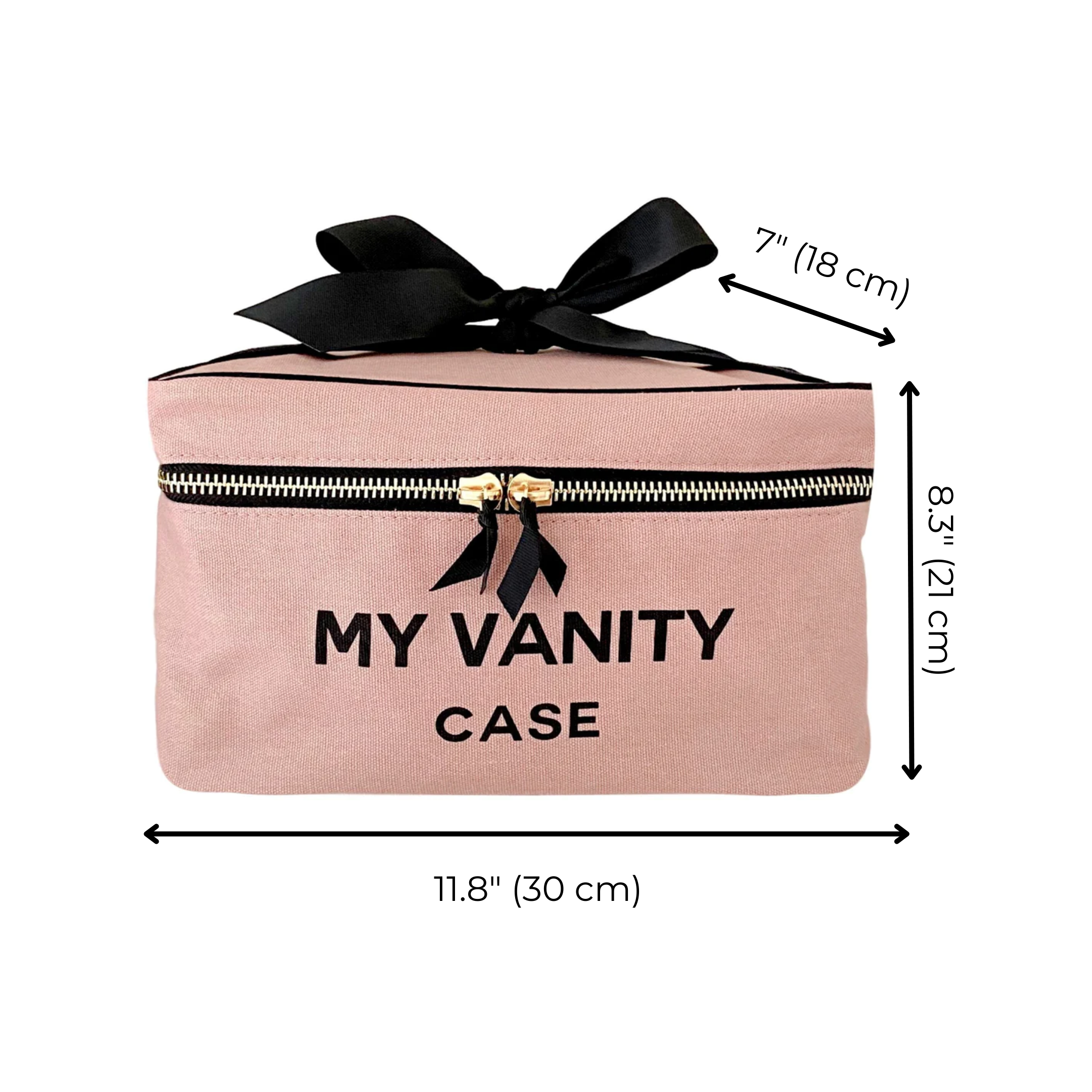 My Vanity Large Beauty Box – Pink/Blush - Glamourous Grace
