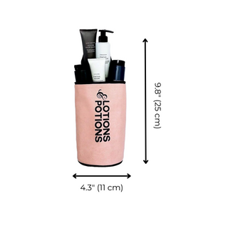 Lotions & Potions, Liquid Travel Case – Pink/Blush - Glamourous Grace