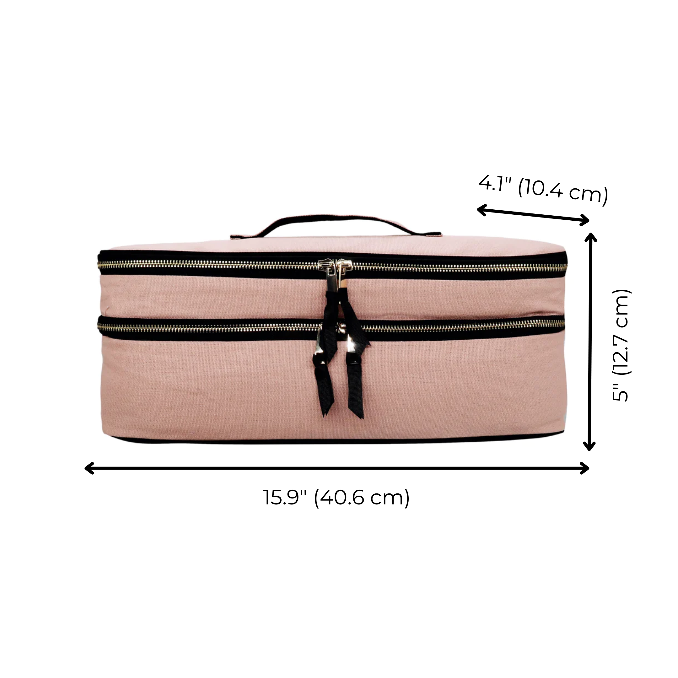 Double Hair Tools Travel Case – Pink/Blush - Glamourous Grace
