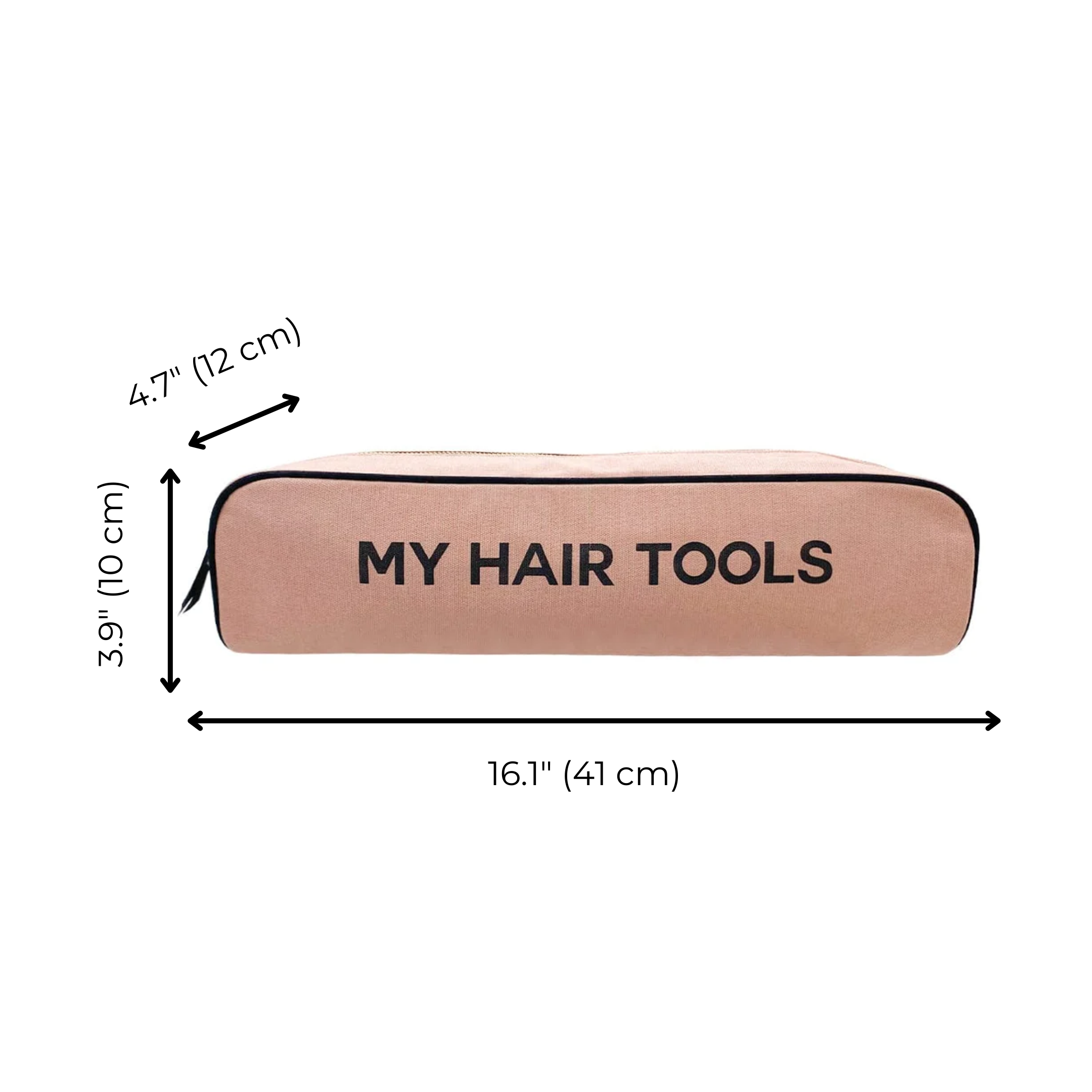Roomy Hair Wrap Tools Travel Case – Pink/Blush - Glamourous Grace
