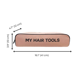 Roomy Hair Wrap Tools Travel Case – Pink/Blush - Glamourous Grace