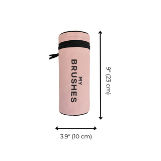 Brushes, Cylinder Case – Pink/Blush - Glamourous Grace