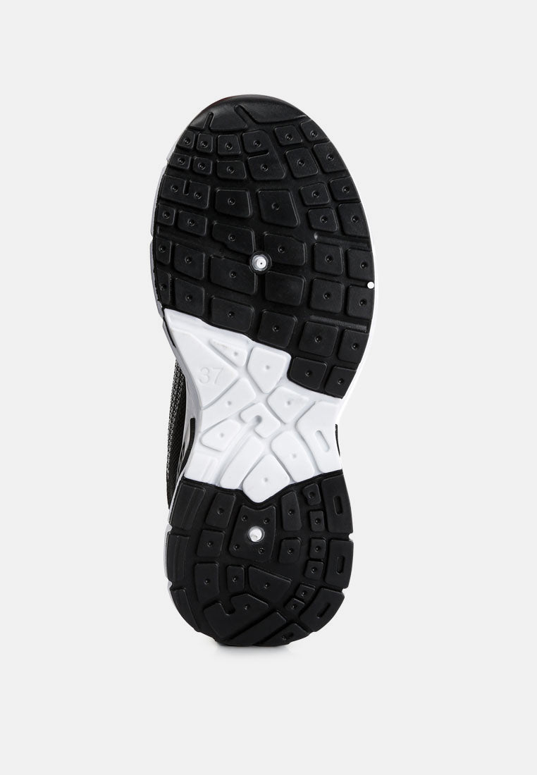 Neolyne Lug Sole Athletic Sneakers - Glamourous Grace