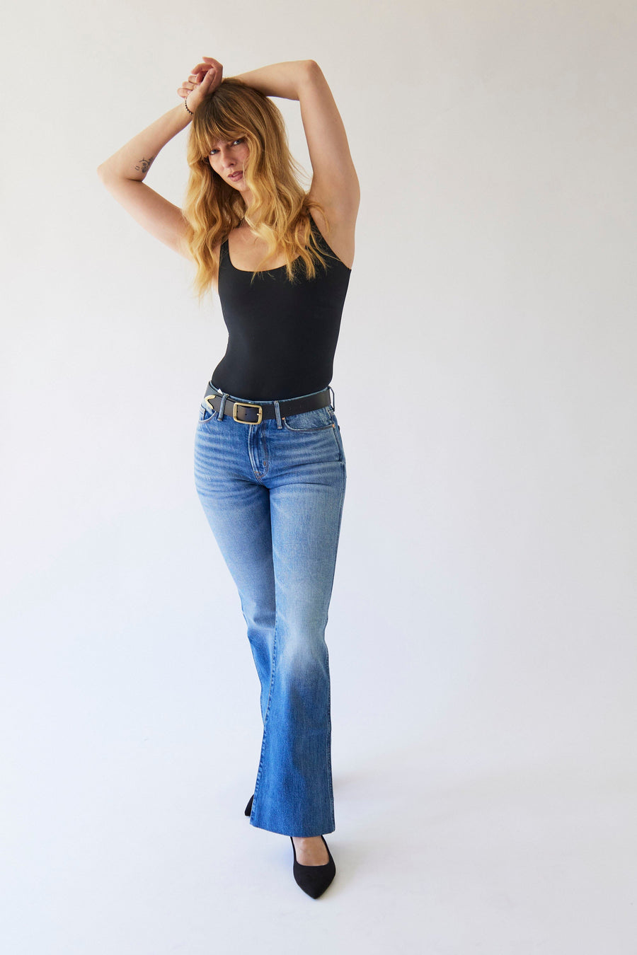 The Wanderer Flare 5 Pocket - Mabel Wash - Glamourous Grace