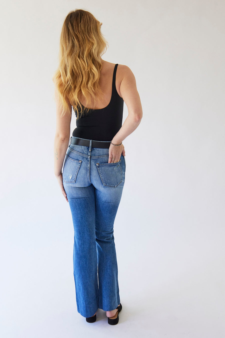 The Wanderer Flare 5 Pocket - Mabel Wash - Glamourous Grace