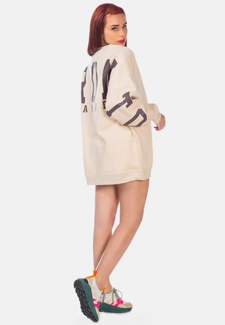Printed Oversized Sweatshirt