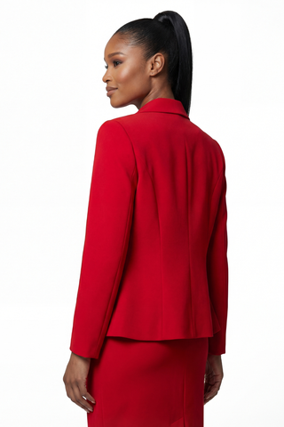 Red Tailored Blazer, Alexa