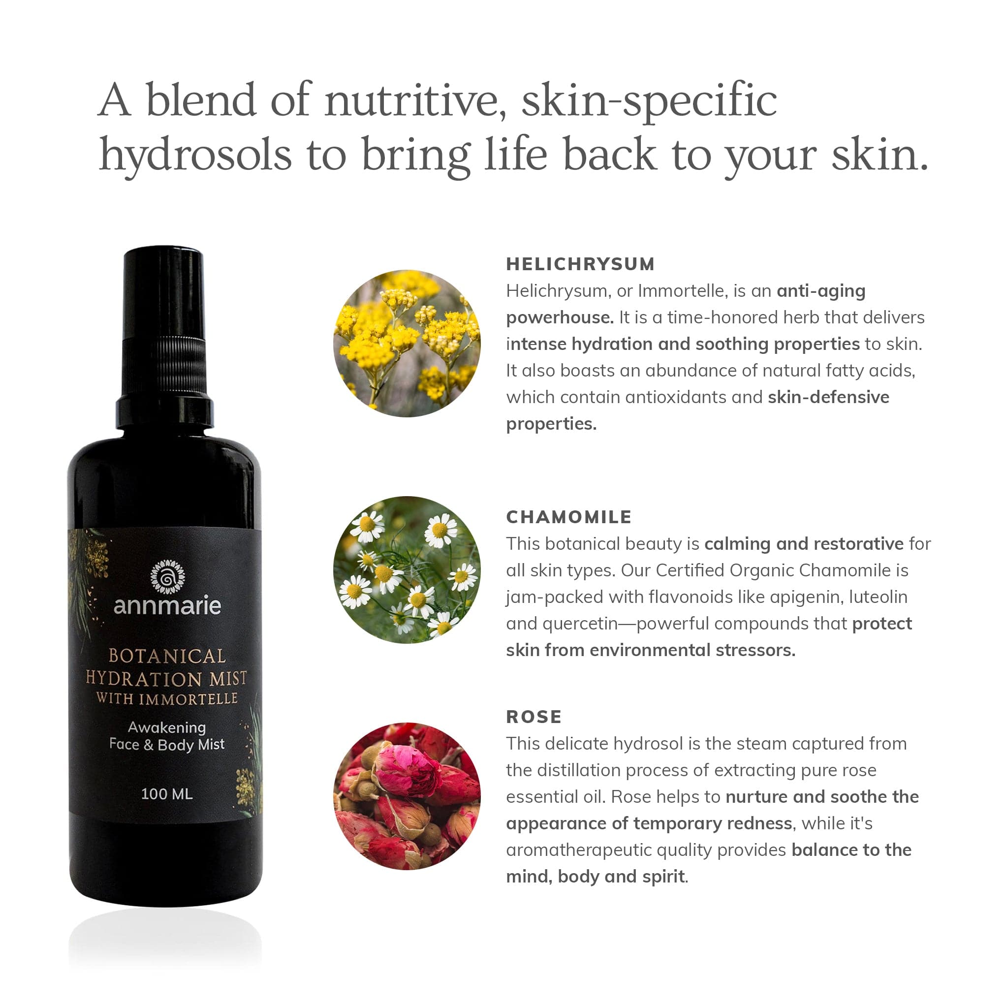 Botanical Hydration Mist With Immortelle (100ml)- Collective