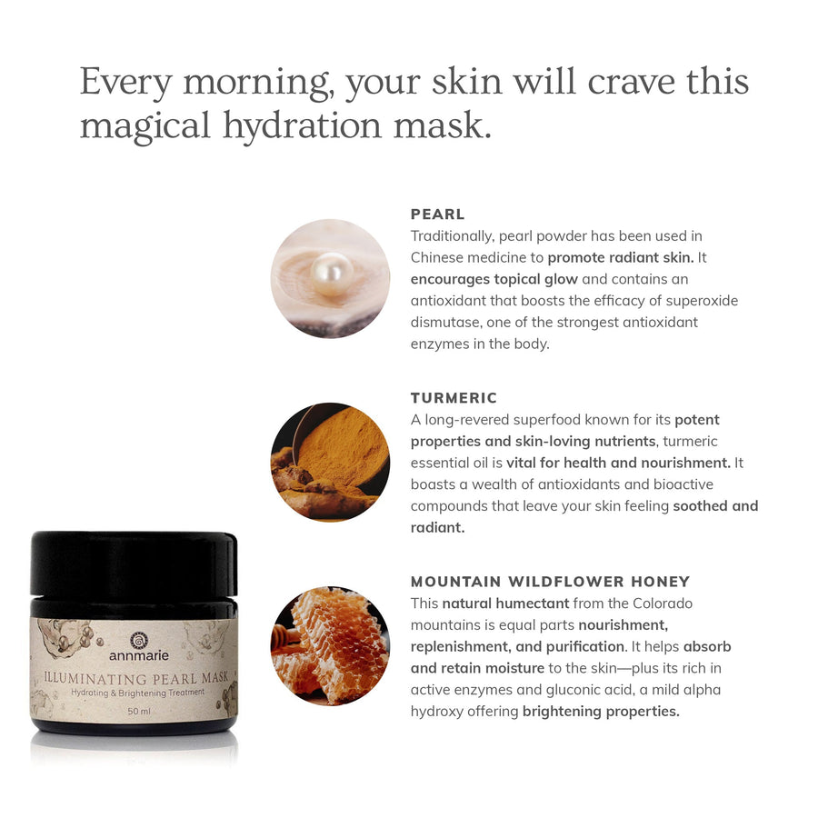 Illuminating Pearl Mask - Hydrating & Brightening Treatment (50ml)- Collective - Glamourous Grace