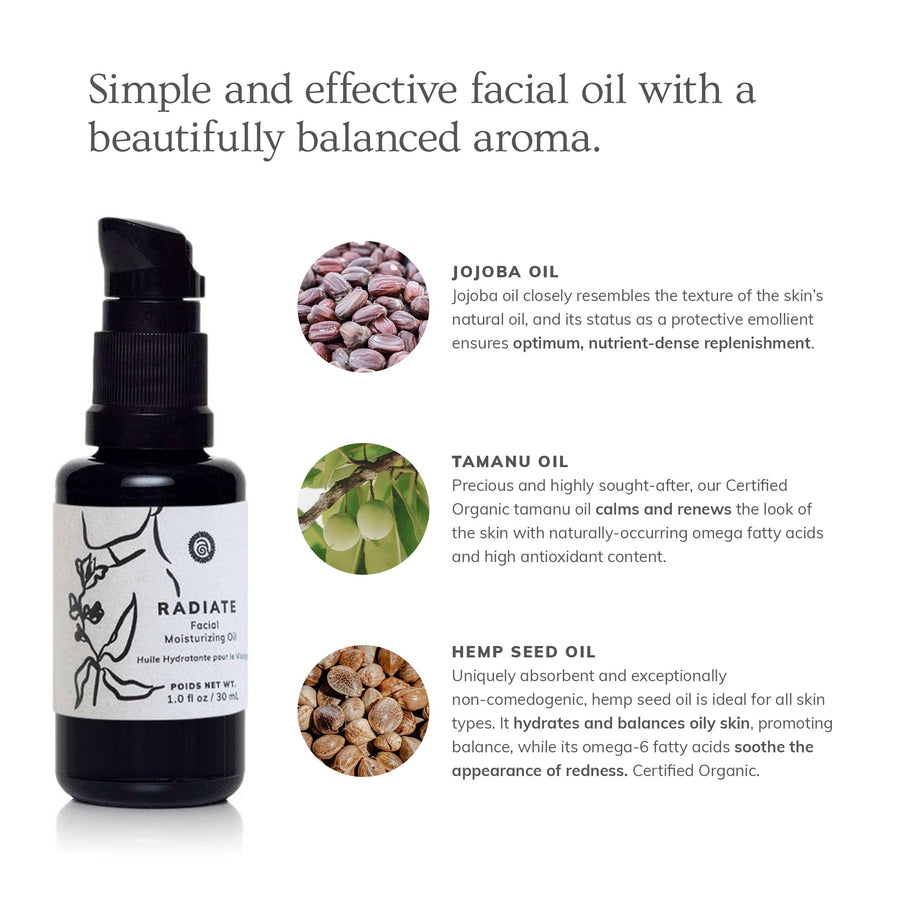 Radiate - Facial Moisturizing Oil (30 ml)- Collective - Glamourous Grace