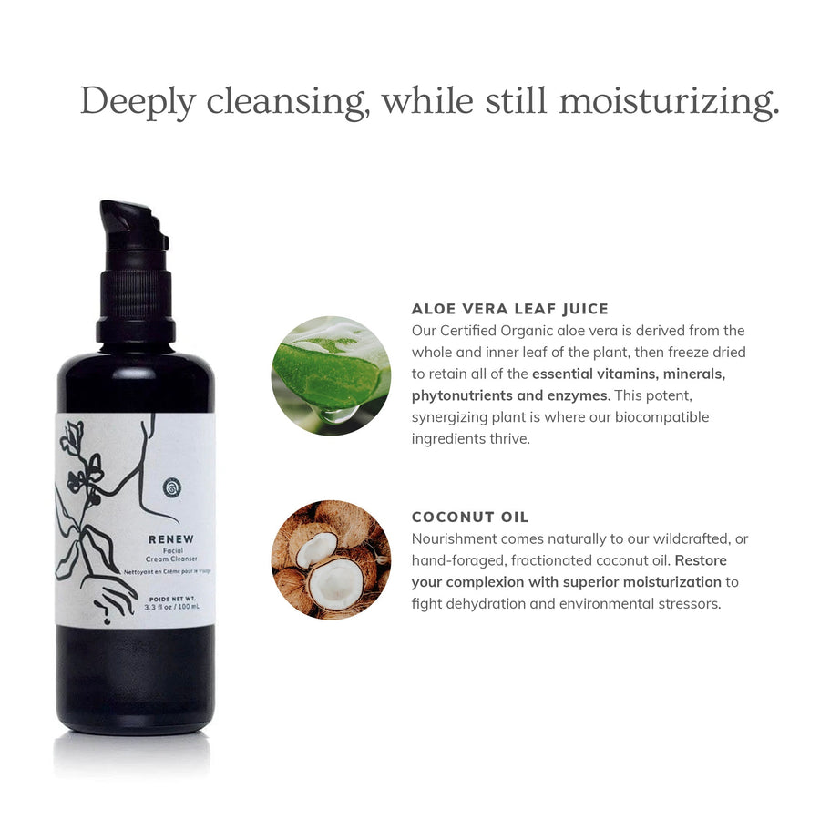 Renew - Facial Cream Cleanser (100ml)- Collective - Glamourous Grace
