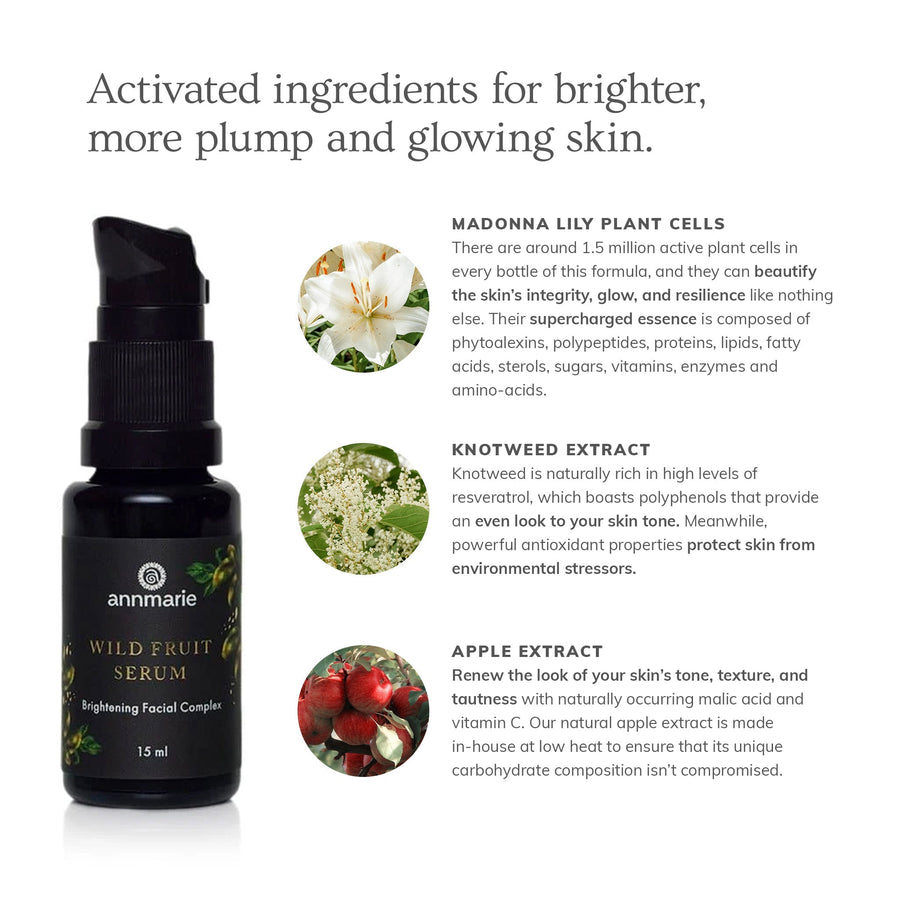 Wild Fruit Serum - Brightening Facial Complex (15ml)- Collective - Glamourous Grace