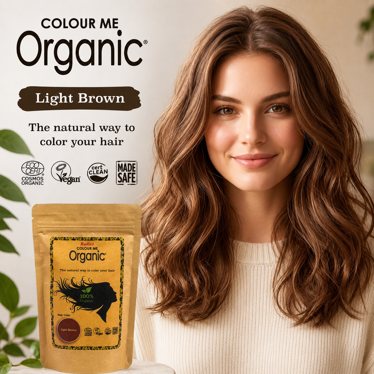 Light Brown - Organic Hair Color