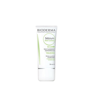Bioderma Sebium Mat Control Anti-Shine Face Cream for Oily Skin - 30ml Mattifying Moisturizer - Glamourous Grace