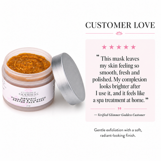 Organic Pumpkin Flaxseed Enzyme Face Mask – Brightening & Tightening Mask for Glowing Skin - Glamourous Grace