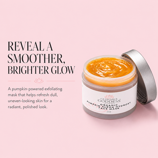 Organic Pumpkin AHA Face Mask – Exfoliating Treatment for Wrinkles & Glow - Glamourous Grace