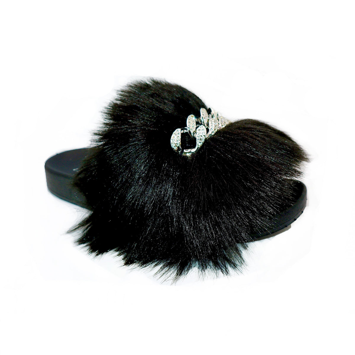Michaela V Pupa Slippers — Black - Glamourous Grace