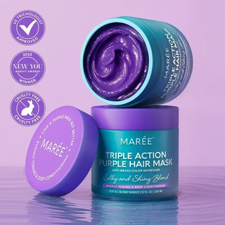 Purple Mask for Blonde Hair - Glamourous Grace