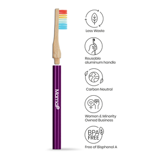 Revolve Manual Toothbrush with Replaceable Head - LGBTQ+ Equality