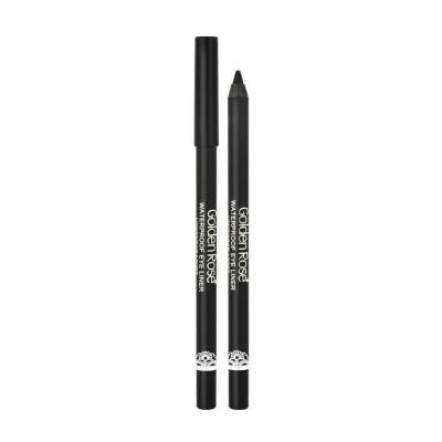 Golden Rose Waterproof Longwear Eyeliner - Intense Black, Smudge-Proof, and Easy to Apply for All-Day Definition - Glamourous Grace