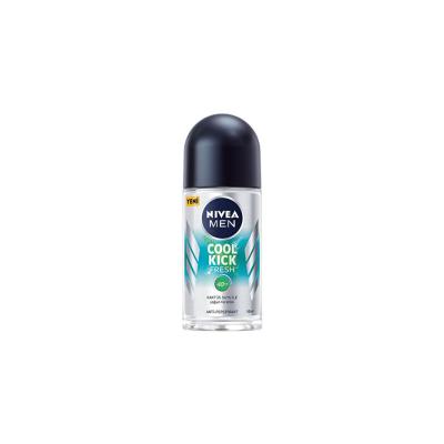 Nivea Men Cool Kick Fresh Roll-On Deodorant for Men - Long Lasting Freshness & Antiperspirant Protection - Glamourous Grace