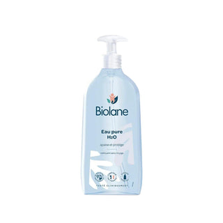 Biolane Baby Cleaning Water, Eau Pure H20 - Gentle, Natural, and Safe for Newborns and Sensitive Skin - 750ml - Glamourous Grace