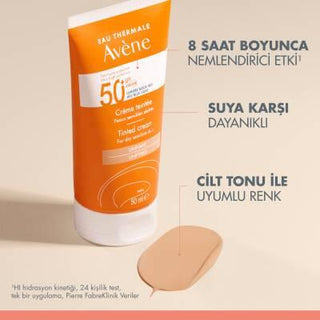 Avene Tinted Cream SPF50+ Unifying 50ml - Tinted Sunscreen Cream for Dry Skin with High SPF Protection - Glamourous Grace