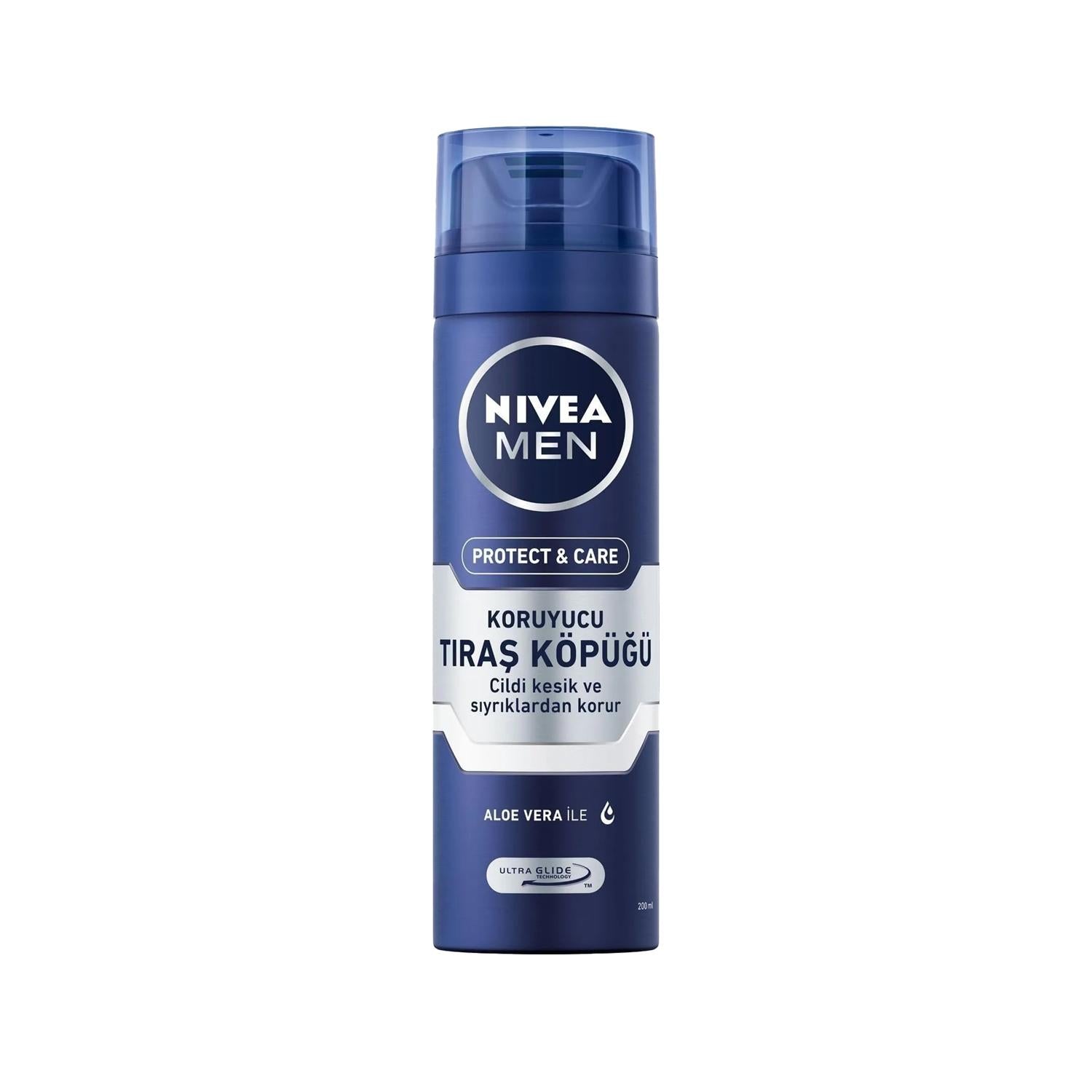 Nivea Men Shaving Foam 200ml - Sensitive Skin Friendly, 6.76 fl oz - Glamourous Grace
