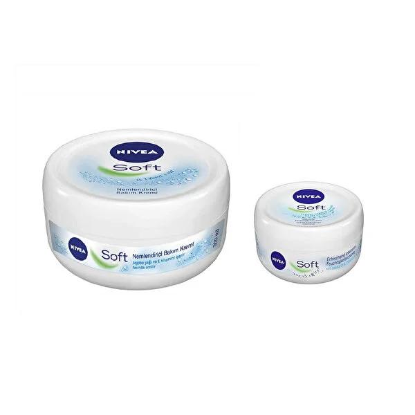 Nivea Soft Moisturizing Cream 300ml + 50ml Free Gift | Daily Hydration - Glamourous Grace