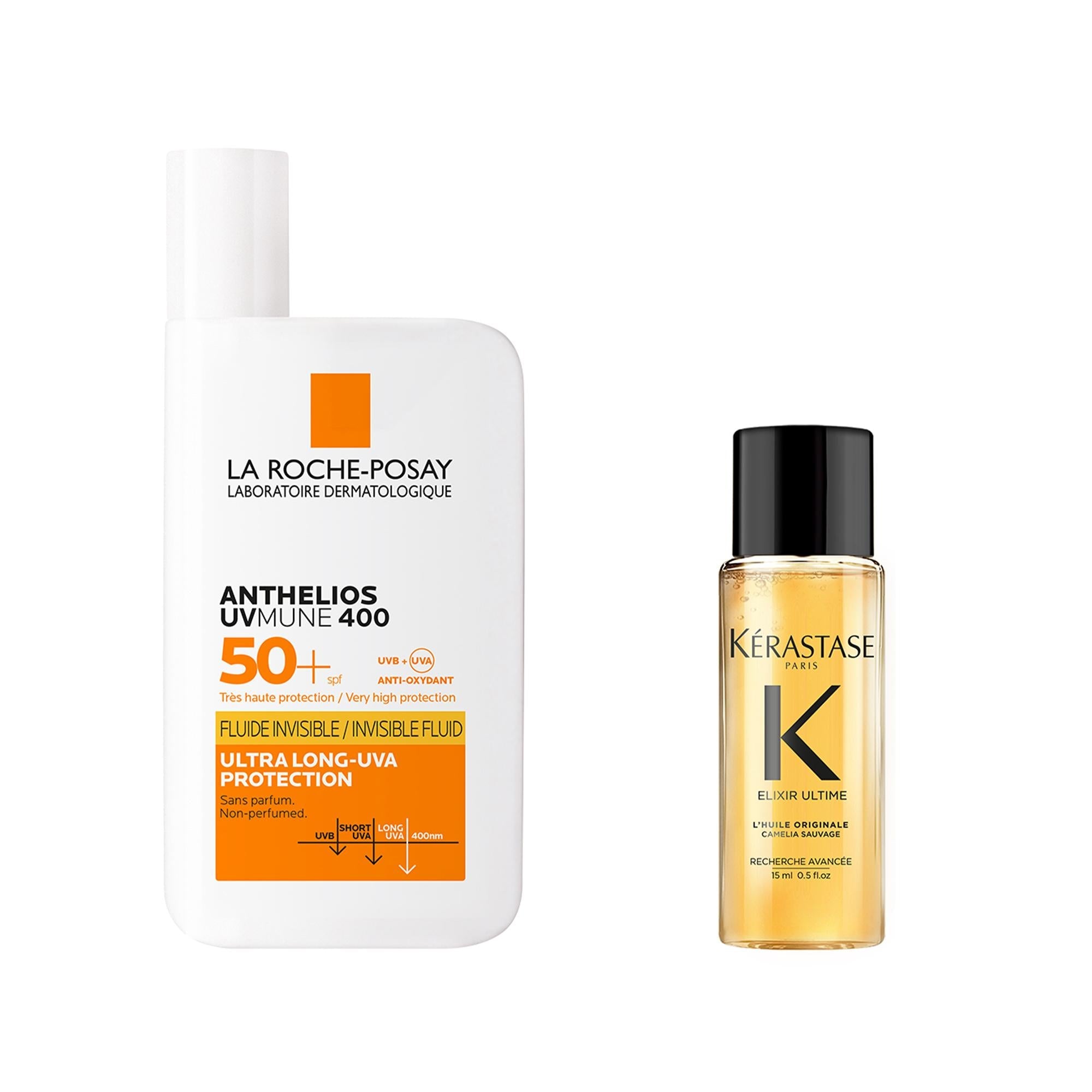 La Roche Posay Skincare and Haircare Set with Kerastase - Sun Protection & Nourishing Haircare Benefits - Glamourous Grace